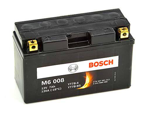 Bosch M6008 Batería motocicleta YT7B-4 / YT7B-BS - 12 V AGM 7A/h-120A