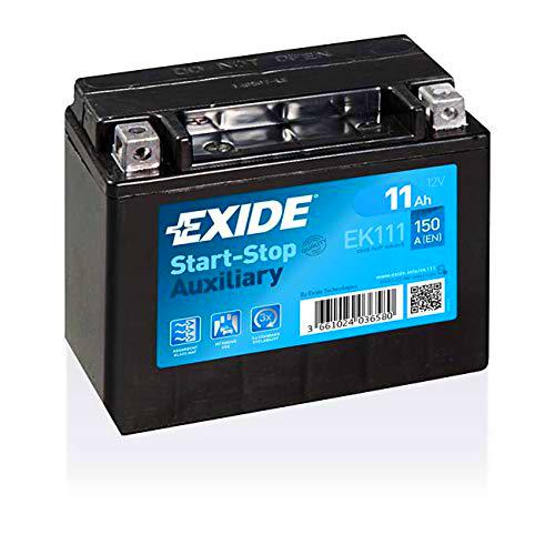 Exide Ek111 Agm - Batería para coche (11 Ah)