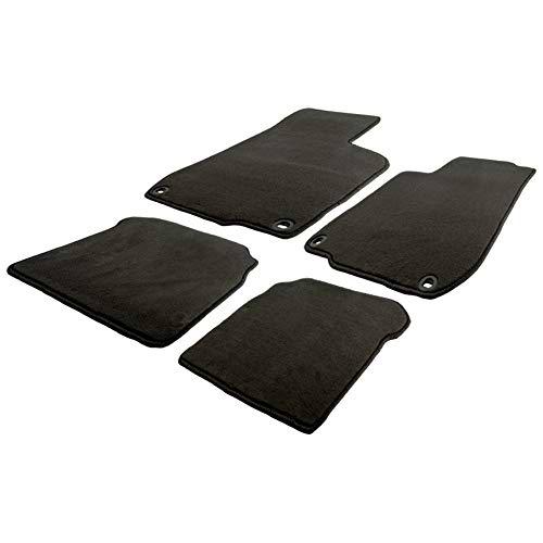 AUTOSTYLE TM VO510V Juego de Alfombrillas de Velur Compatible con Volvo S40/V40 1999-2003, Negro