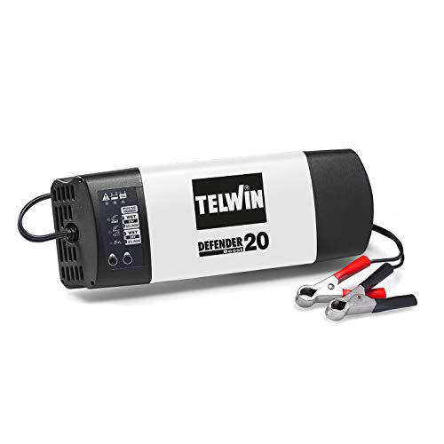 Telwin 807600 Defender 20 Boost 12V/24V cargador y mantenedor de baterias 12/24V