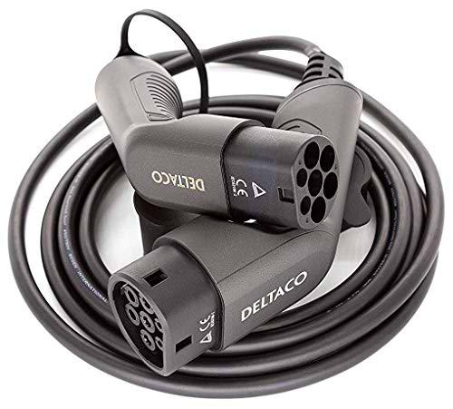 DELTACO EV-3213 - Cable de Carga para Coche eléctrico (3 Fases